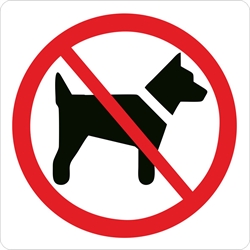 Hund  forbudt
